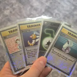 Pokemon TCG Trainer & Energy Foil Card Lot - Bill, Scoop Up, Potion - 4 Cards - Image 1
