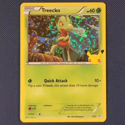 Treecko 3/25 - McDonald's Collection 2021 - Promo Holo Pokemon Card - NM - Image 1