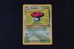 Vileplume 31/64 Non Holo Rare Pokemon TCG Card Vintage Jungle 1999 Moderate Play - Image 1