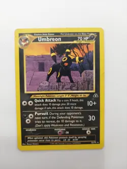 Pokemon Umbreon 32/75 Neo Discovery Rare Regular 2001 English Card - Image 1