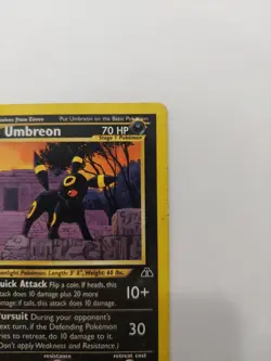 Pokemon Umbreon 32/75 Neo Discovery Rare Regular 2001 English Card - Image 3