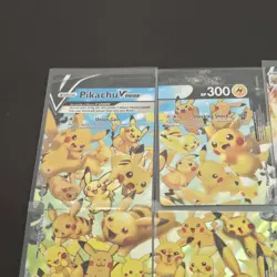 Huge Lot Of 10 Pikachu Pokemon TCG Trading Cards, Pikachu V-Union, Pikachu Vmax - Image 2