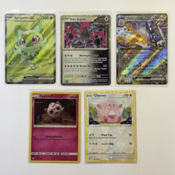 Pokemon Card Lot (5 Cards) - Vintage Modern Hyper Ultra IR SIR Reverse Holo Rare - Image 1