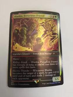 MTG Blanka, Ferocious Friend NM Foil Secret Lair Card - Image 1