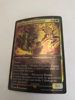 MTG Blanka, Ferocious Friend NM Foil Secret Lair Card - Image 2