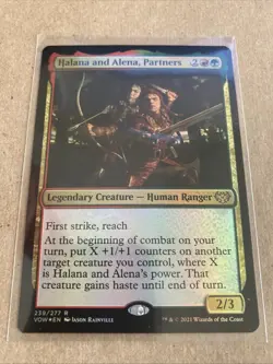 Halana and Alena, Partners Innistrad: Crimson Vow Foil. Mtg. Nm - Image 1