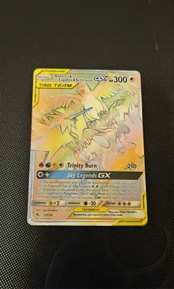 Hidden Fates Moltres Zapados Articuno GX Tag Team Rainbow Rare Card 69/68 NM - Image 1