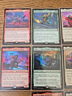 MTG TMNT Commander Mythic and Rare Bundle x10 cards NM Michelangelo Raphael Leo - Image 2