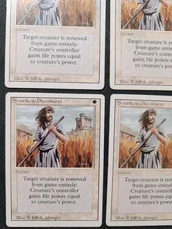 MTG | 4 x Swords To Plowshares | Revised Edition | Magic The Gathering | Playset - Image 4