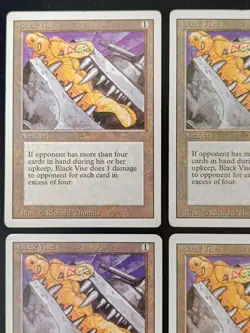 MTG | 4 x Black Vise | Revised Edition | Magic The Gathering | Playset - Image 2
