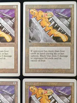 MTG | 4 x Black Vise | Revised Edition | Magic The Gathering | Playset - Image 3