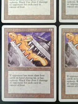 MTG | 4 x Black Vise | Revised Edition | Magic The Gathering | Playset - Image 4