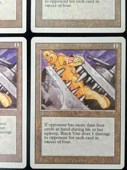 MTG | 4 x Black Vise | Revised Edition | Magic The Gathering | Playset - Image 5