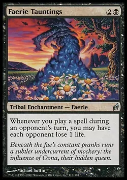 MTG Magic the Gathering Faerie Tauntings (112/312) Lorwyn LP - Image 1