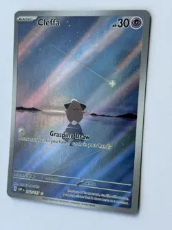 Pokemon TCG Cleffa Illustration Rare Holo 202/197 SV03: Obsidian Flames 2023 - Image 2