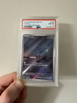Pokemon TCG Cleffa Sv03: Obsidian Flames 202/197 Holo Illustration Rare PSA 8 - Image 1