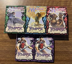 MTG - TEMPEST - Set of 3 Preconstructed Decks - **BOXES ONLY** no cards - Image 1
