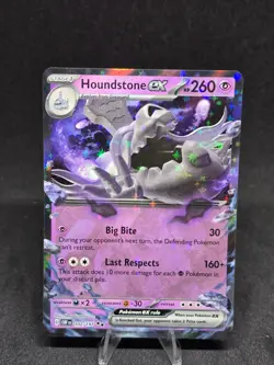 Pokemon TCG Houndstone EX 102/197 Obsidian Flames Extended Art Holo NM - Image 1