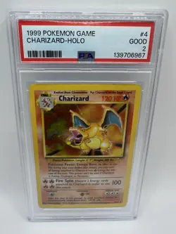 Charizard 4/102 - PSA 2 - Base Set - Holo Rare - Pokemon TCG - Image 1