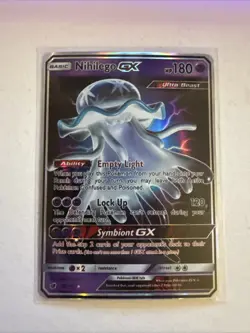 Pokemon TCG Nihilego GX 49/111 Sm-Crimson Invasion Holo 2017 NM - Image 1