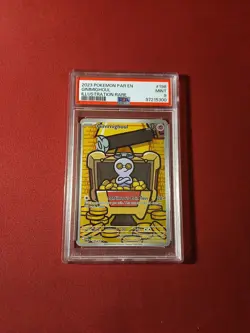 Gimmighoul PSA 9 English 2023 Pokemon Illustration Rare #198 - Image 1