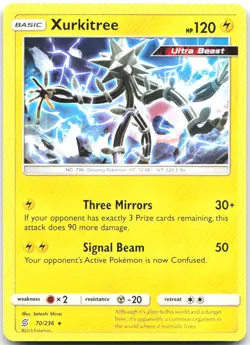 Xurkitree 70/236 Rare Unified Minds Pokemon Near Mint - Image 1