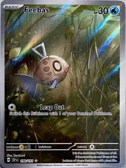 Pokemon Surging Sparks Feebas Full Art Illustration Rare Holo #198/191 - Image 1