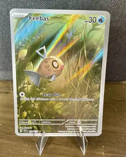 Pokemon Surging Sparks Feebas Full Art Illustration Rare Holo #198/191 - Image 2
