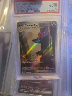Pokemon Charmeleon Scarlet & Violet 151 169/165 Illustration Rare Holo PSA 10 - Image 5