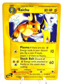 Raichu 61/165 - Expedition - Base Set - Rare - Pokemon - MP - Image 1