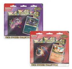 Ascended Heroes Tech Sticker Collection Sealed Case of 12 Pokemon - Image 1