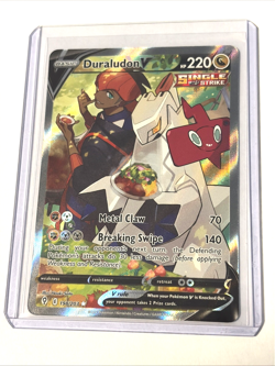 Pokemon 2021 Duraludon V 198/203 Evolving Skies Ultra Rare Full Art Holo - Image 1