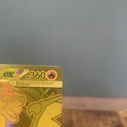 Pokemon TCG | Phantasmal Flames | Gold Mega Charizard X EX 130/094 | NM/M - Image 3