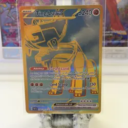 Ting Lu EX Pokemon Paldean Fates 244/091 Hyper Rare Full Art Holo SV NM - Image 1