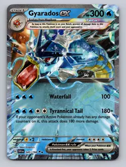 Gyarados ex 045/198 Double Rare Scarlet & Violet Pokemon Holo NM - Image 1
