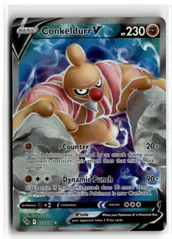 2022 Pokemon - Sword & Shield Pokemon GO Conkeldurr V #073/078 - Image 1