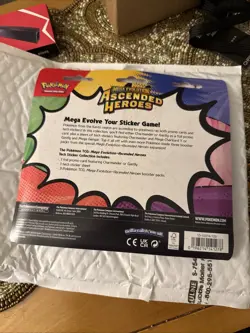 Pokemon Ascended Heroes 3-Pack Tech Sticker Blister - Gastly - Image 2