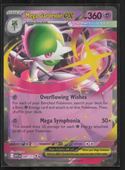 Mega Gardevoir ex 089/217 Double Rare ME: Ascended Heroes Pokemon Near Mint - Image 1