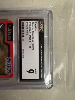 Zapdos CGC 9 145 Bandai Carddass Prism Holo Pokemon Vending 1997 TCG Part 4 - Image 4