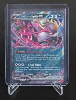Pokemon TCG - Fezandipiti Ex 142/217 - Double Rare - Ascended Heroes - NM/M - Image 1