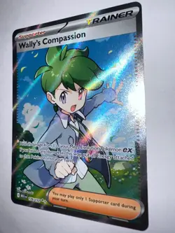 Wally's Compassion 176/132 Me01: Mega Evolution Holo Pokemon MINT Condition - Image 1