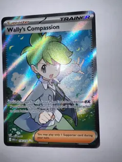 Wally's Compassion 176/132 Me01: Mega Evolution Holo Pokemon MINT Condition - Image 3