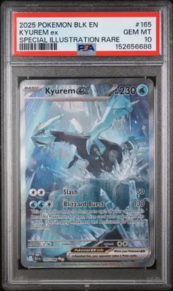 Pokemon Kyurem ex 165/086 Sv: Black Bolt Special Illustration Rare Holo PSA 10 - Image 1
