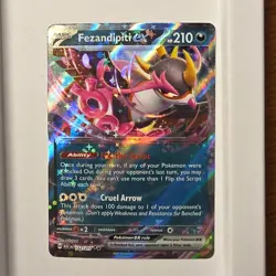 The Pokemon Company Fezandipiti Ex 038/064 Shrouded Fable Double Rare Holo - Image 1