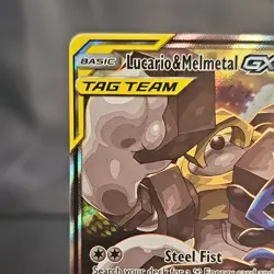 Pokemon Lucario & Melmetal GX TAG TEAM Promo Holo SM192 Sun & Moon NM - Image 2