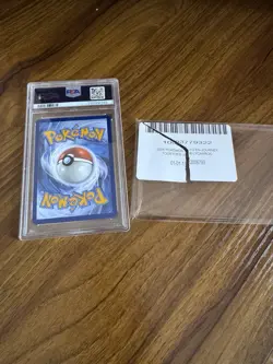 Pokemon Lycanroc Illustration Rare Holo 166 2025 Journey Together PSA 7 NM - Image 3