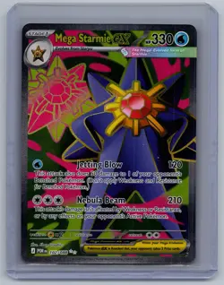 Mega Starmie ex 102/088 Ultra Rare Perfect Order Pokemon Near Mint - Image 1