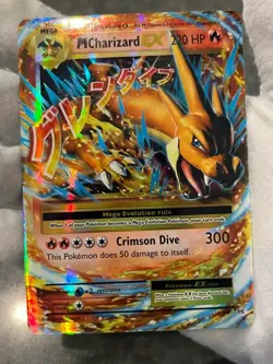 Pokemon TCG M Charizard EX 13/108 XY Evolutions Holo Mega NM - Image 3