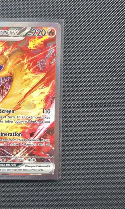 Pokemon TCG Team Rocket's Moltres EX 229/182 SIR- MINT CONDITION PACK FRESH - Image 2