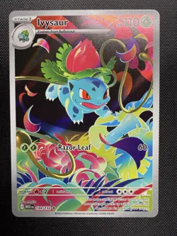 Pokemon Ivysaur 134/132 Me01: Mega Evolution Illustration Rare Holo Stage 1 HP1… - Image 1